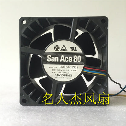 1pcs Sanyo 9G0856C1S03 8038 8CM 56V 0.13A cooling fan