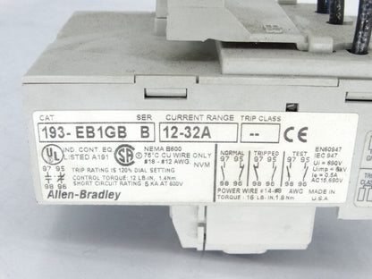 ALLEN BRADLEY 193-EB1GB - ALLEN BRADLEY
