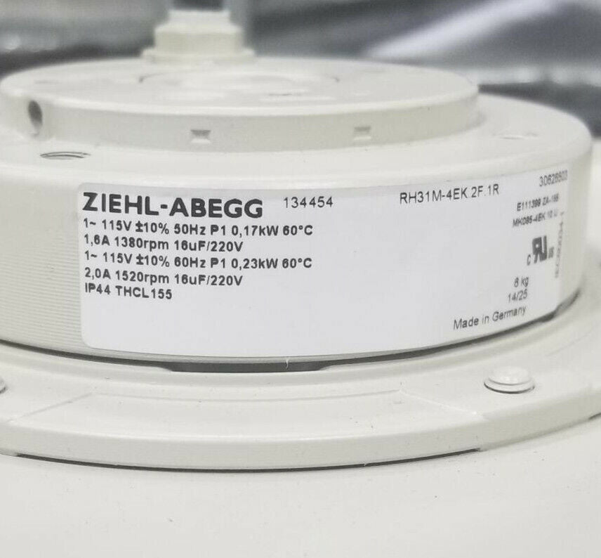 new Ziehl-Abegg RH31M-4EK.2F.1R 1PC  Fan ping