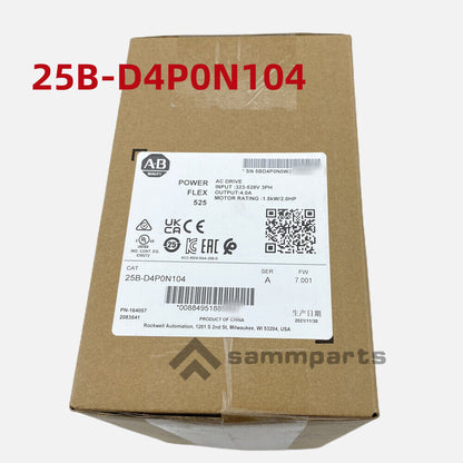 Allen-Bradley PowerFlex 525 AC Drive, 2.0HP, 480V Factory Sealed - ALLEN-BRADLEY