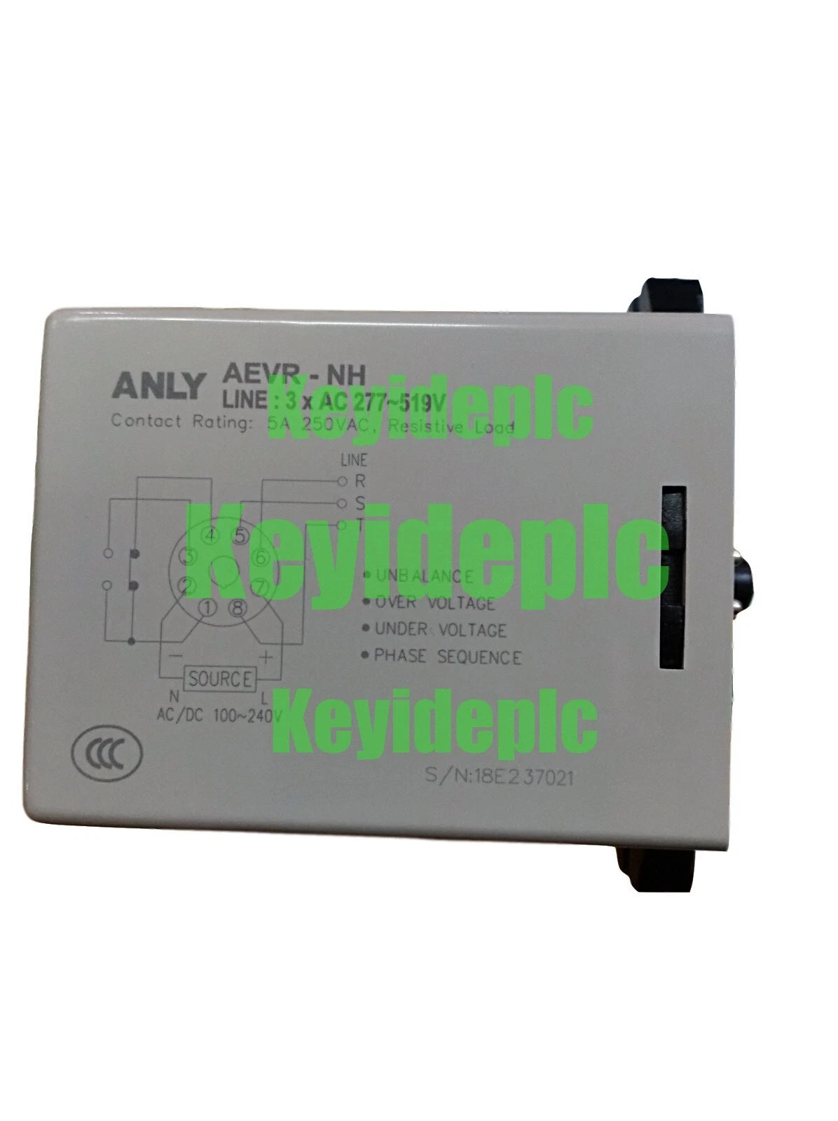 1 PCS ANLY AEVR-NH digital 3-phase voltage protection relay #ke