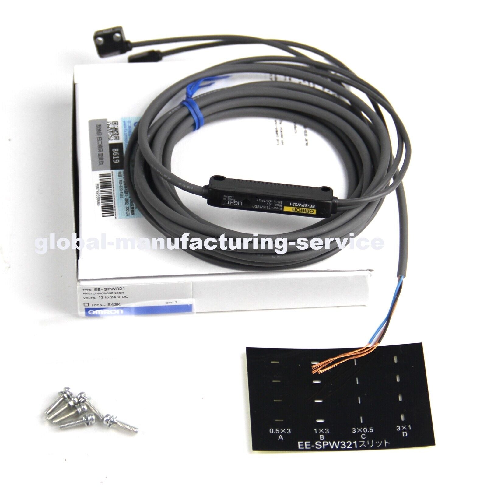 Omron EE-SPW321 Photoelectric Sensor | High-Precision Motion Detection | 24V DC | 20ms Response Time | -40°C to +125°C - OMRON