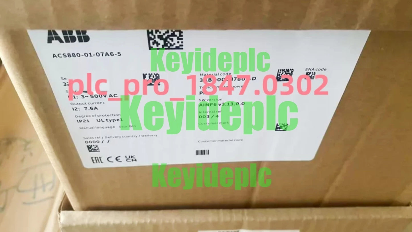 ACS880-01-07A6-5 1PCS ABB ACS880-01-07A6-5 Frequency Converter #k