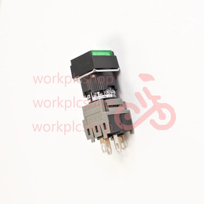 FUJI AH165-SLG11E3 Green Pushbutton Command Switch 24VDC LED (Pack of 5)