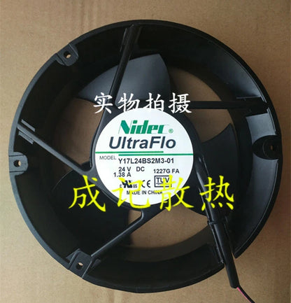 1pcs NIDEC Y17L24BS2M3-01 17251 24V 1.38A 17CM Large air volume Inverter fan
