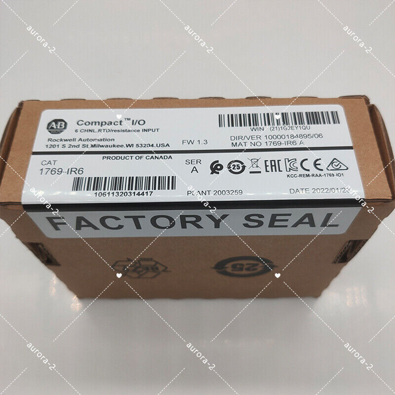 AB 1769IR6 - CompactLogix RTD Input Module - COMPACTLOGIX