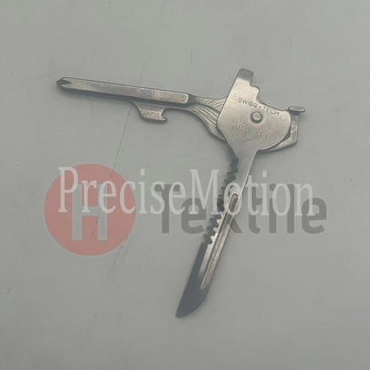 1PCS 6-in-1 Utili Key Tool Keyring Keychain Multifunction Stainless Steel