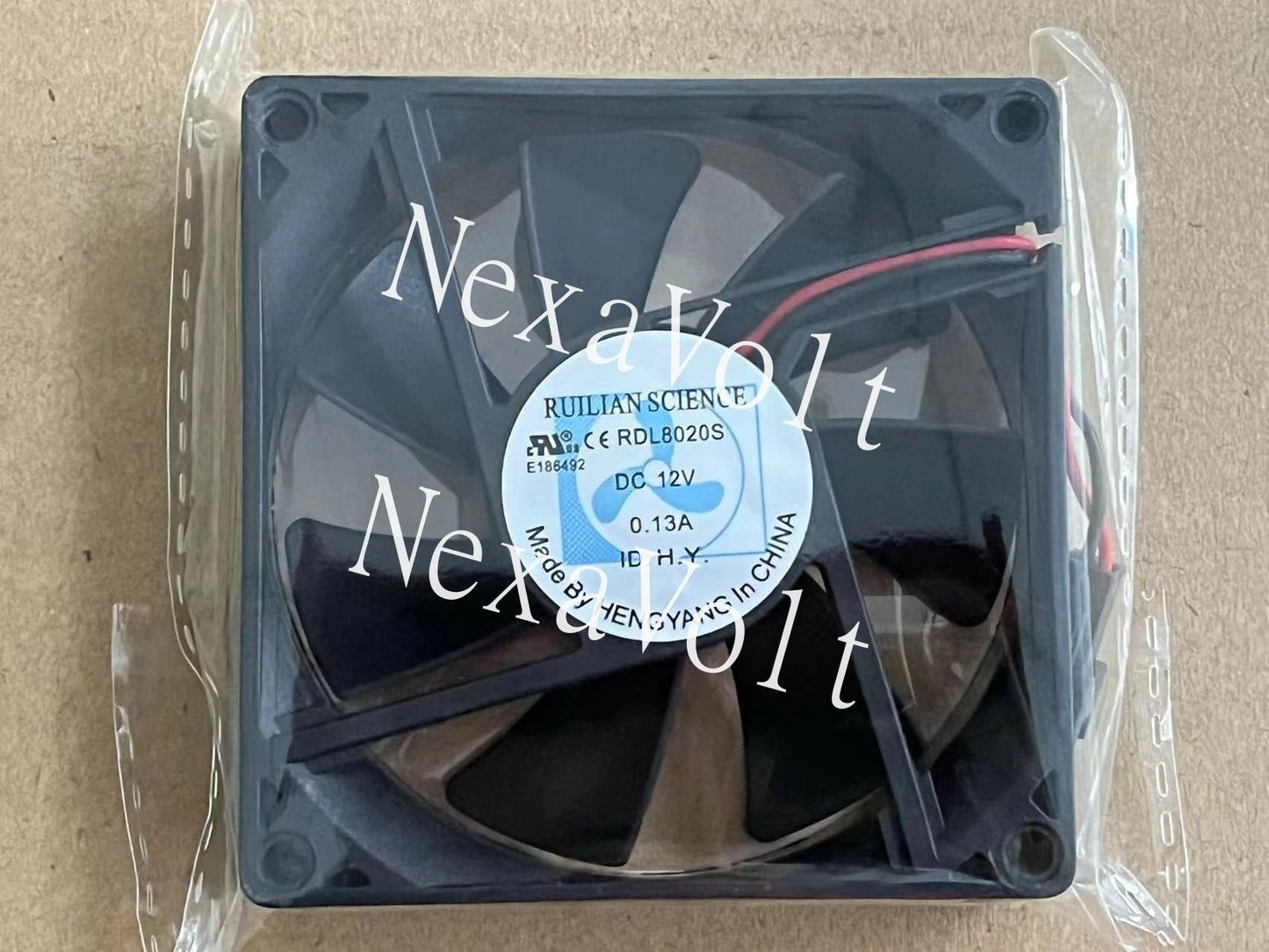 1 PCS RUILAN SCIENCE Fan RDL8020S DC 12V 0.13A 80*20MM 2 PIN