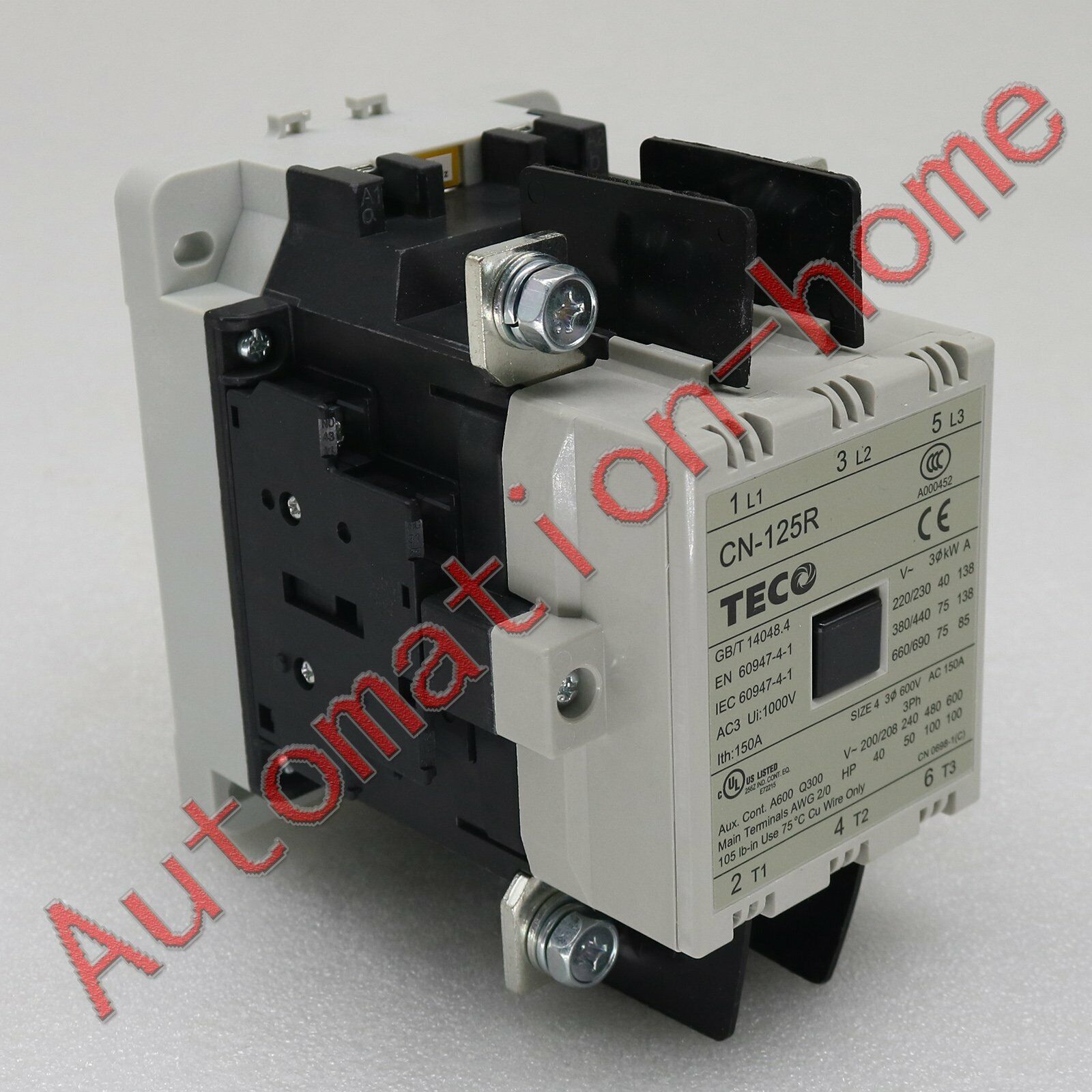TECO CN-125R 220V Magnetic Contactor - TECO