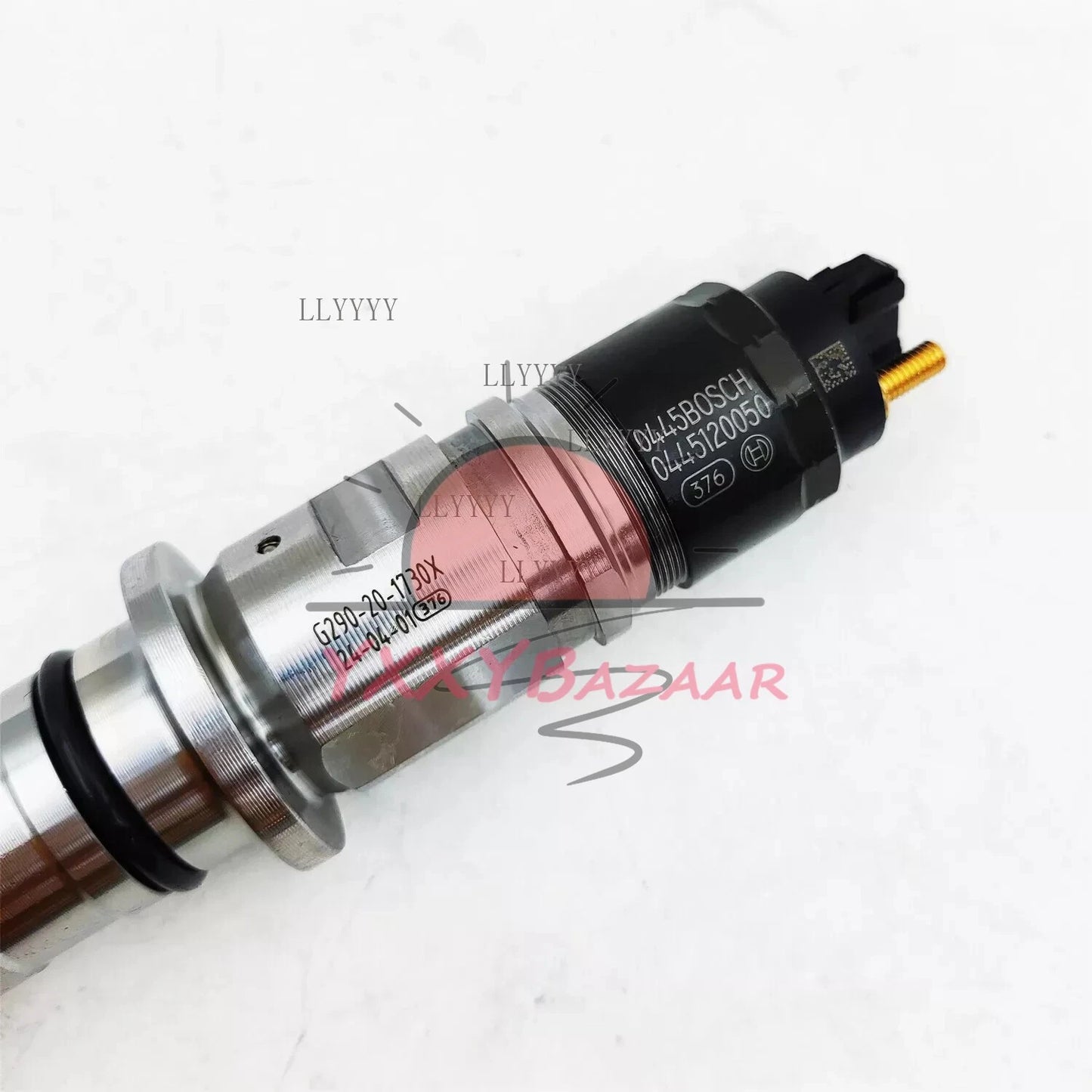 6X Diesel Fuel Injector W/Tubes 0445120050 For Bosch Dodge Ram 2500/3500 6.7L
