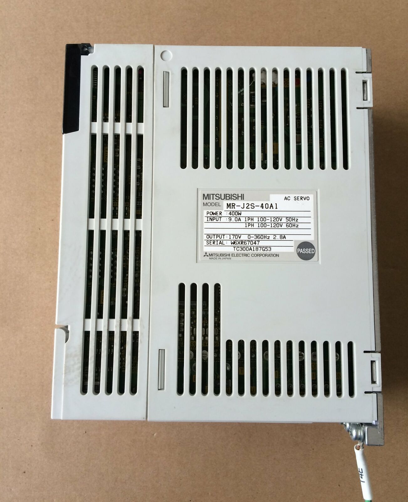 Used Mitsubishi MelServo MRJ2S40A1 Servo Motor – Tested Condition - MITSUBISHI