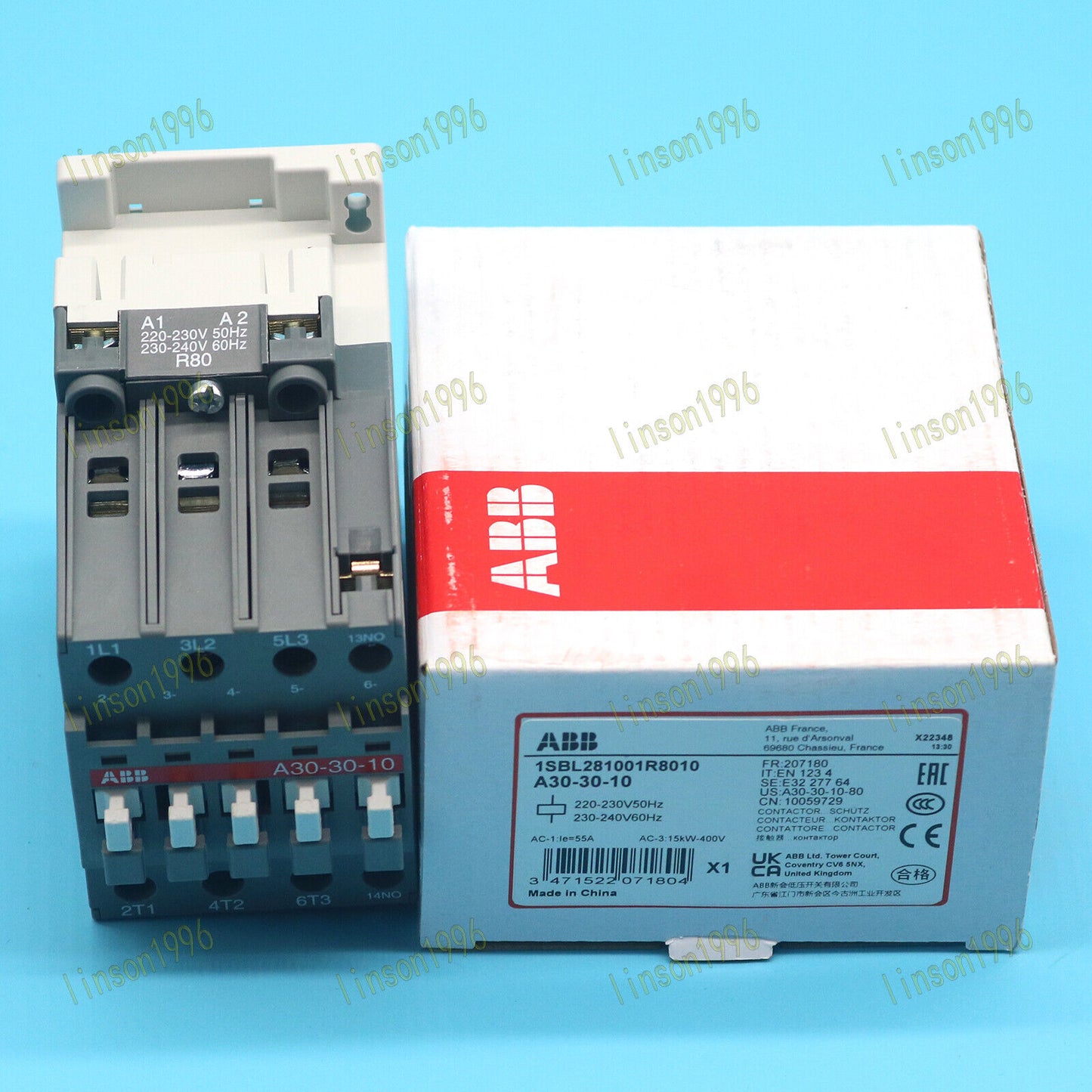 ABB A30-30-10 AC220V AC Contactor Spot Stock - ABB