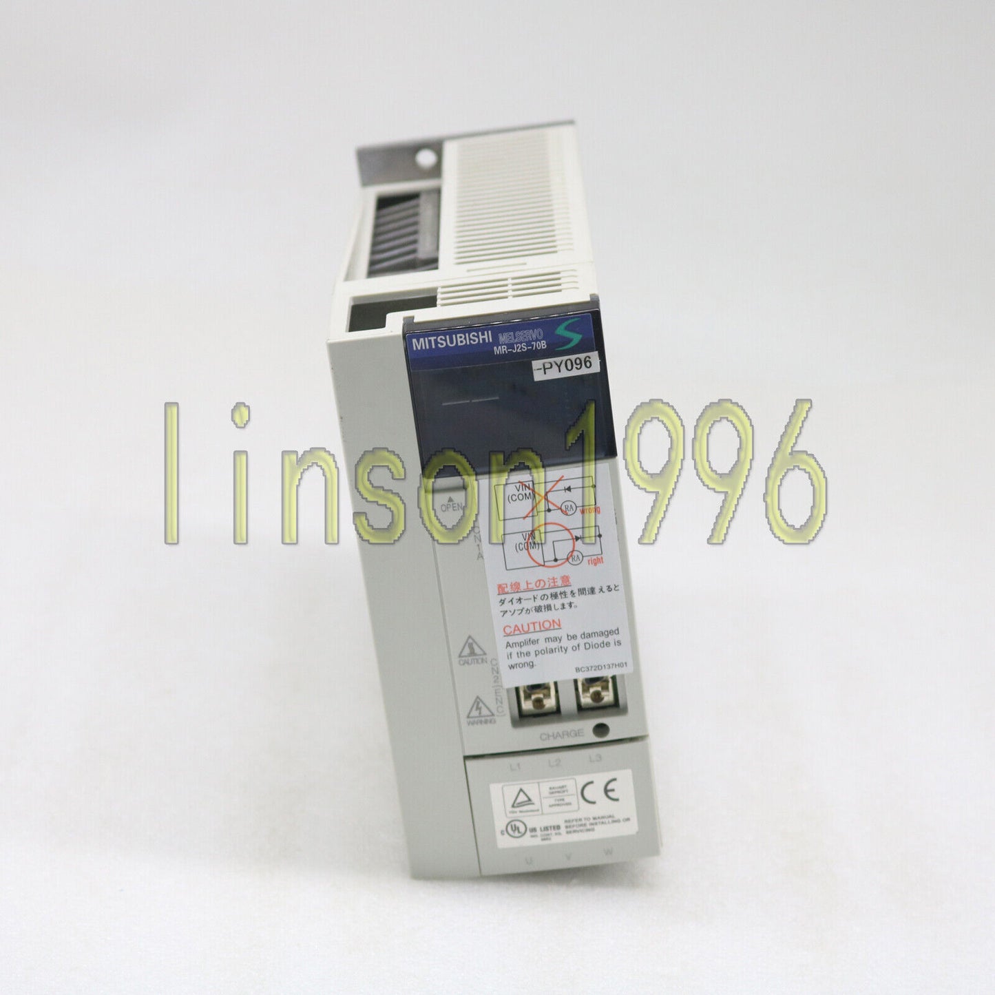 Mitsubishi servo drive MR-J2S-70B-PY096 – Used in Good Condition - MITSUBISHI