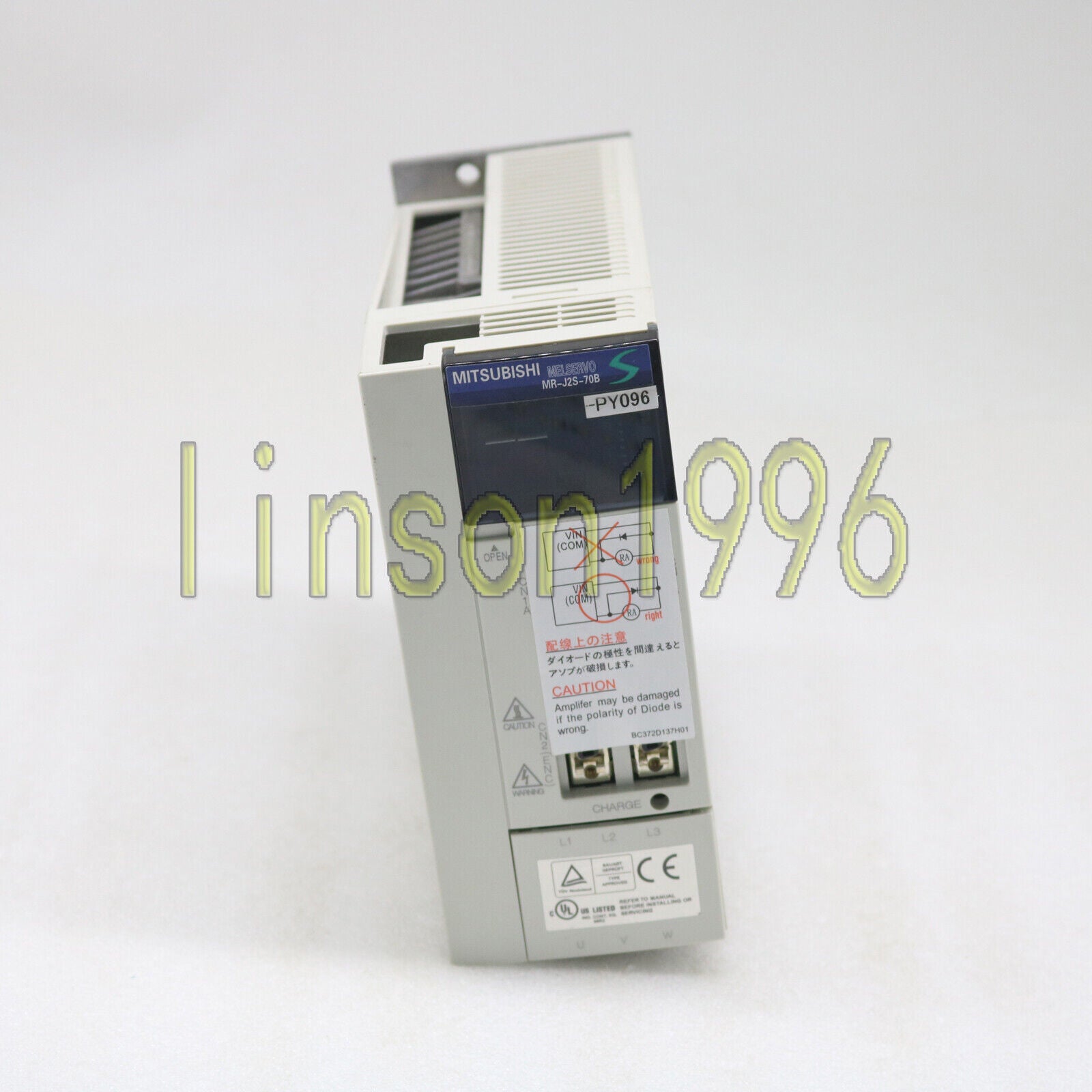 Mitsubishi servo drive MR-J2S-70B-PY096 – Used in Good Condition - MITSUBISHI