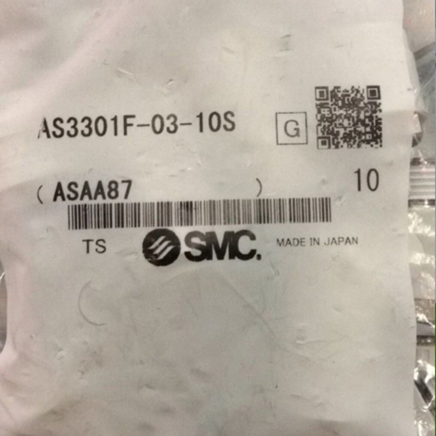 New 10PCS SMC Control Valve AS3301F-03-10S - SMC