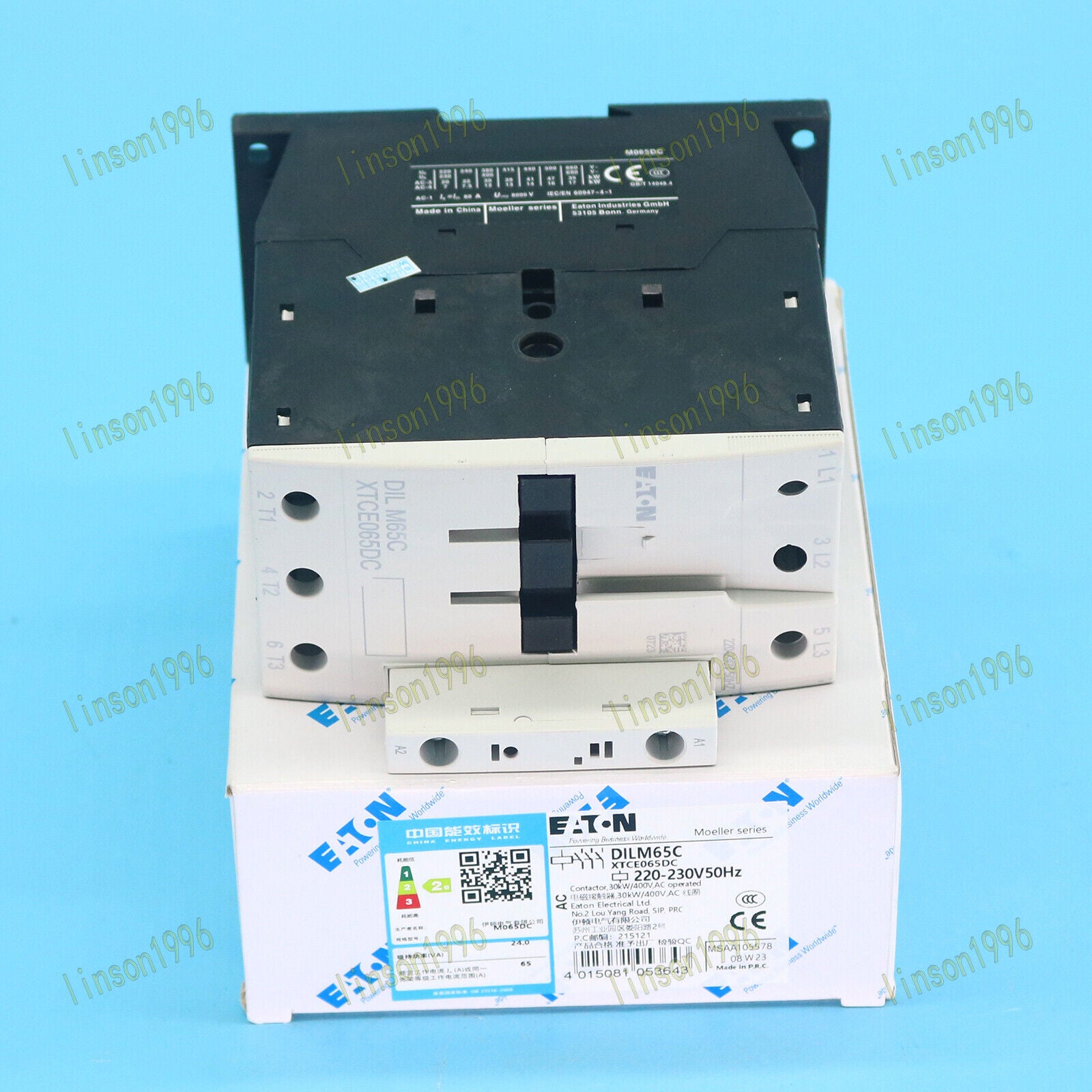 1-PC Eaton Möller DILM65C Contactor 220-230V 50Hz Fast Ship - EATON MÖLLER