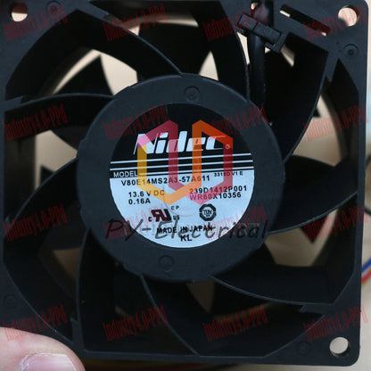 Nidec V80E14MS2A3-57A611 DC13.6V 0.16A Fan 239D1412P001 GE WR60X10356