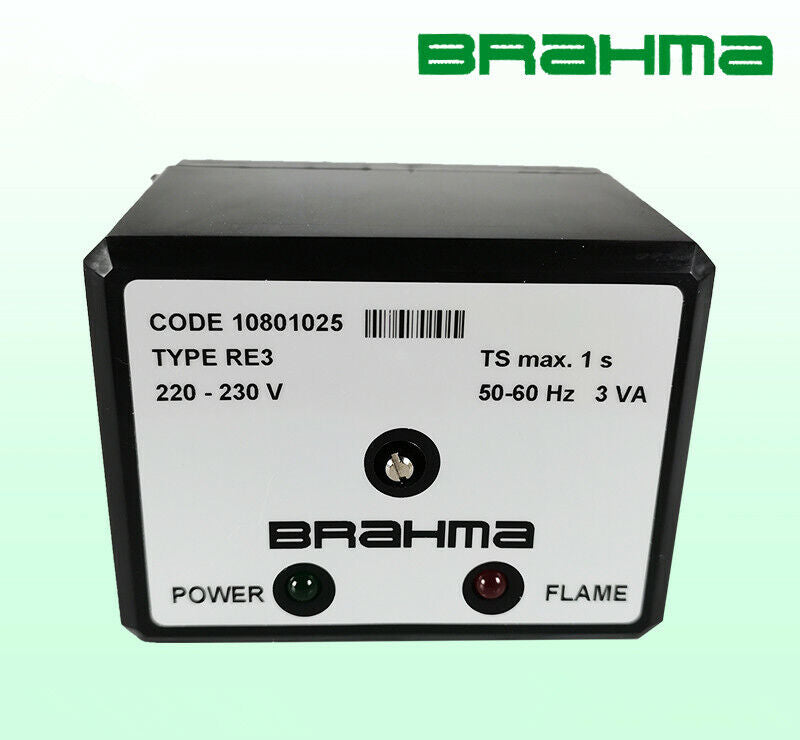 new BRAHMA RE3 burner controller, program controller 10801025 remote flame monitor