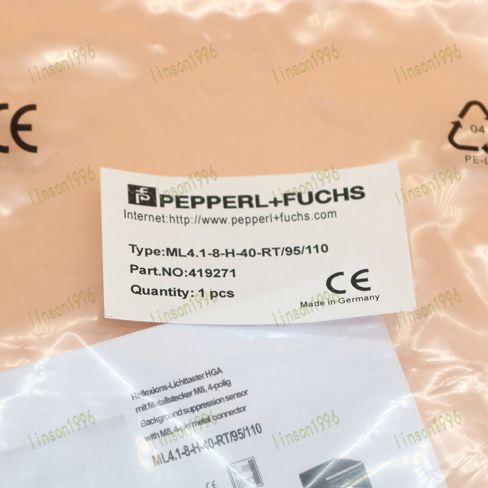 Pepperl+Fuchs Sensor ML4.1-8-H-40-RT/95/110 - PEPPERL+FUCHS