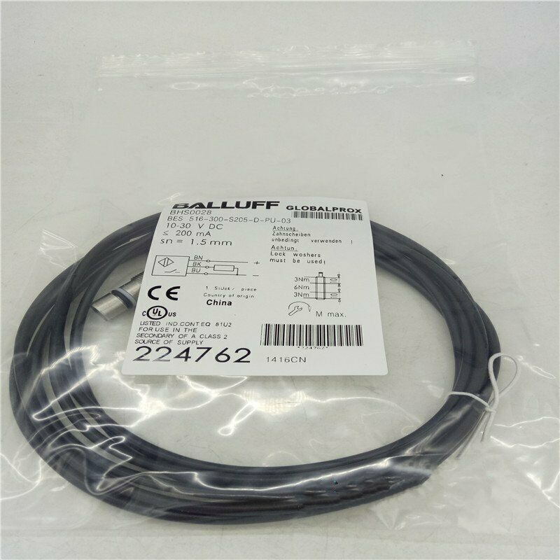 1PC BALLUFF BES 516-300-S205-D-PU-03 Proximity Sensor - BALLUFF