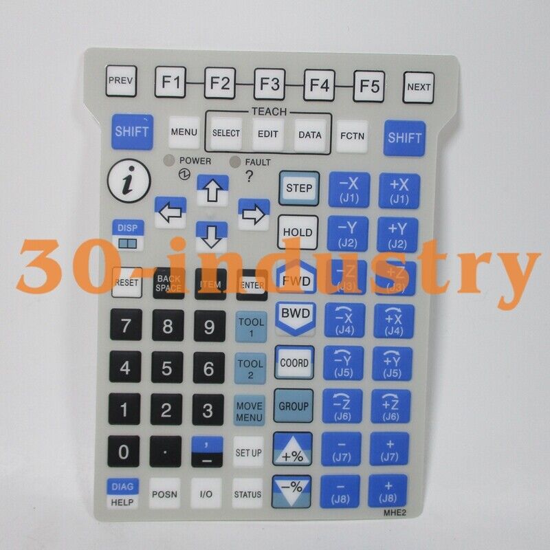 Membrane Keypad for FANUC A05B-2255-C101#EMH MHE2 Teach Pendant - HILTI