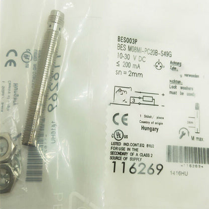 Inductive Proximity Sensor Replacement for BES M08MI-PSC20B-S49G - BES