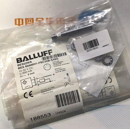 1PC BALLUFF BES M08MH1 PSC30B S49G Inductive Sensor Fast Ship - BALLUFF
