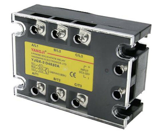 new Three-phase DC control AC DC-AC solid state relay series YJGX-3D4880A 480VAC 80A - YJGX