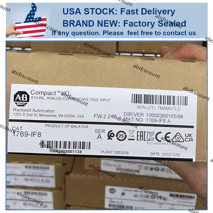 Allen-Bradley 1769-IF8 8 Pt Analog Input Module - ALLEN-BRADLEY
