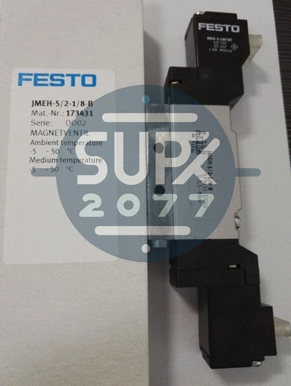 Festo JMEH-5/2-1/8-B 173431 Solenoid Valve One JMEH5/21/8B Free Shipping #