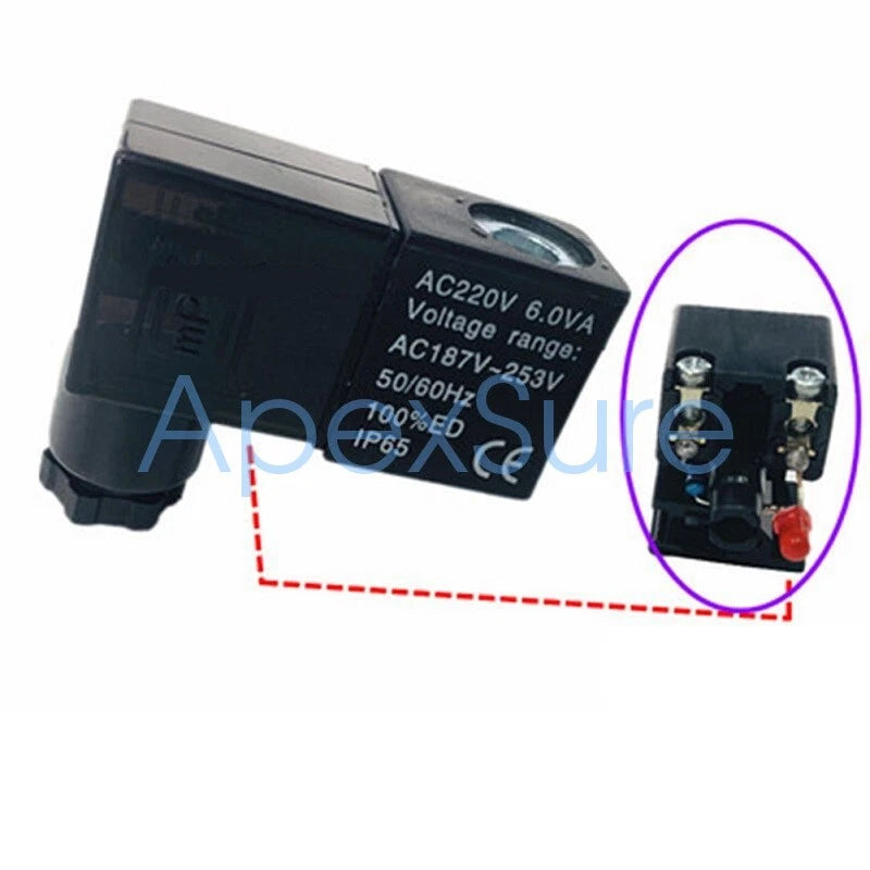 5PCS For Solenoid Valve Coil AC110V 220V 24V 12V AirTAC 4V210-08 310-10 210-08