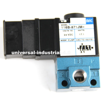MAC 116B-871JM 24VDC Solenoid Valve - MAC