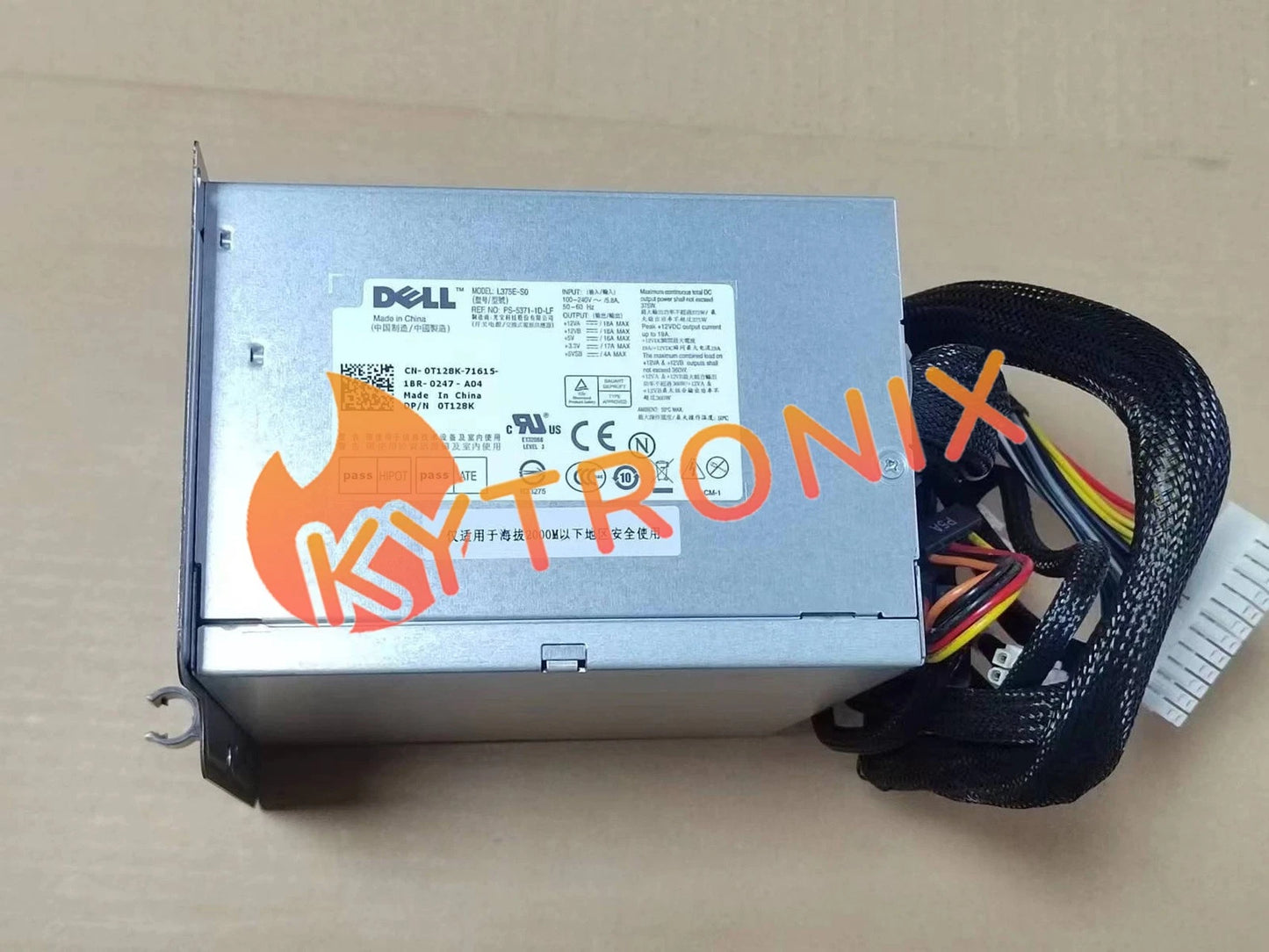 for Dell PowerEdge T310 Power Supply 375W N375E-01 T122K 0T122K T128K 0T128K