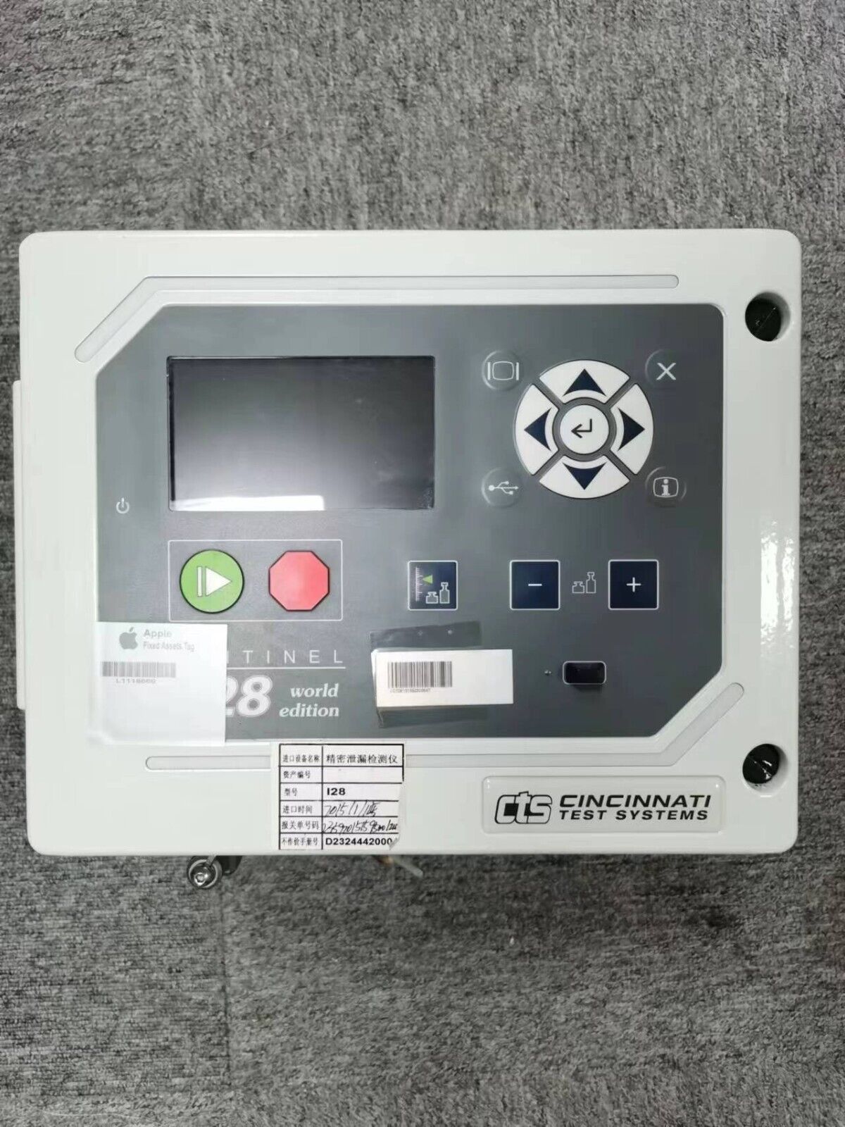 Used CTS I28 CINCINNATI Test Systems Sentinel Precision Leak Test Instrument - CINCINNATI