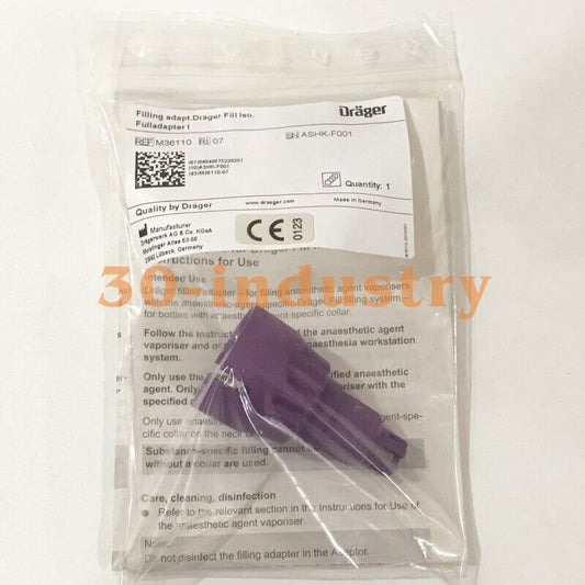 Dräger Isoflurane Dosing Device Tec7 Evaporation Tank Connector - DRÄGER