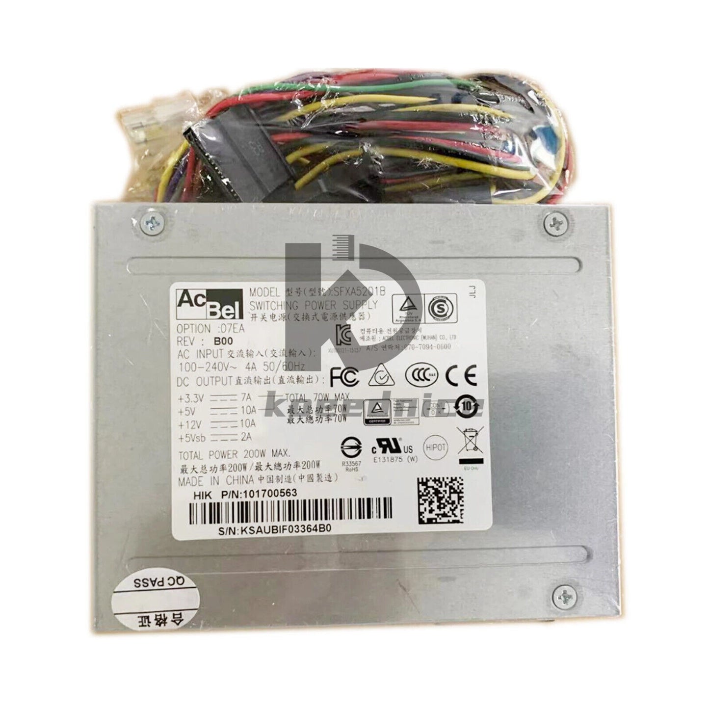 1pcs Acbel SFXA5201B 200W Power Supply