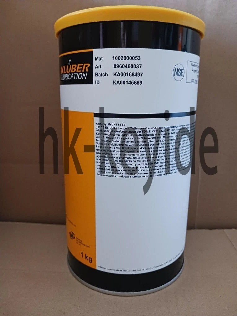 KLUBER Lubrication Klubersynth UH1 64-62 1Kg ( 35.3 oz) free shipping