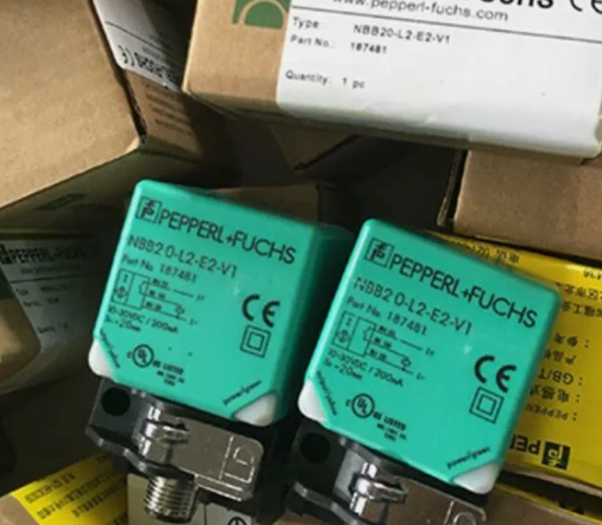 new PEPPERL+FUCHS NBB20-L2-E2-V1 PLC INDUCTIVE SENSOR 3-WIRE DC 20MM FLUSH - PEPPERL+FUCHS