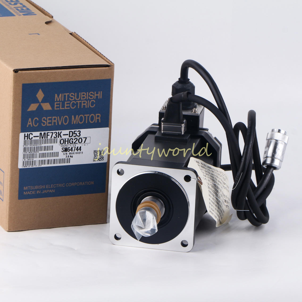 1PCS Mitsubishi servo motor HC-MF73K-D53 Open box - MITSUBISHI