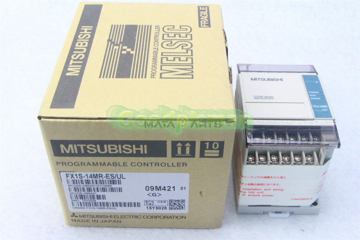 Mitsubishi Melsec PLC FX1S-14MR-ES/UL (FX1S14MRESUL) 1Pcs/