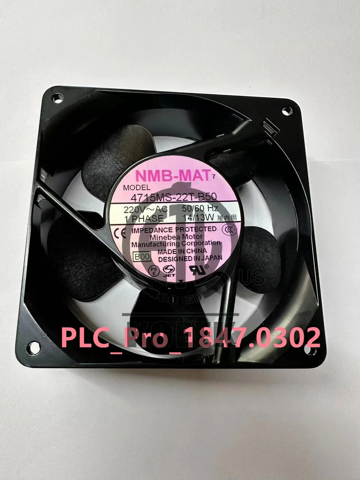 1PCS NMB 4715MS-22T-B50 Fan 120*120*38mm 220V 14/13W Fast delivery