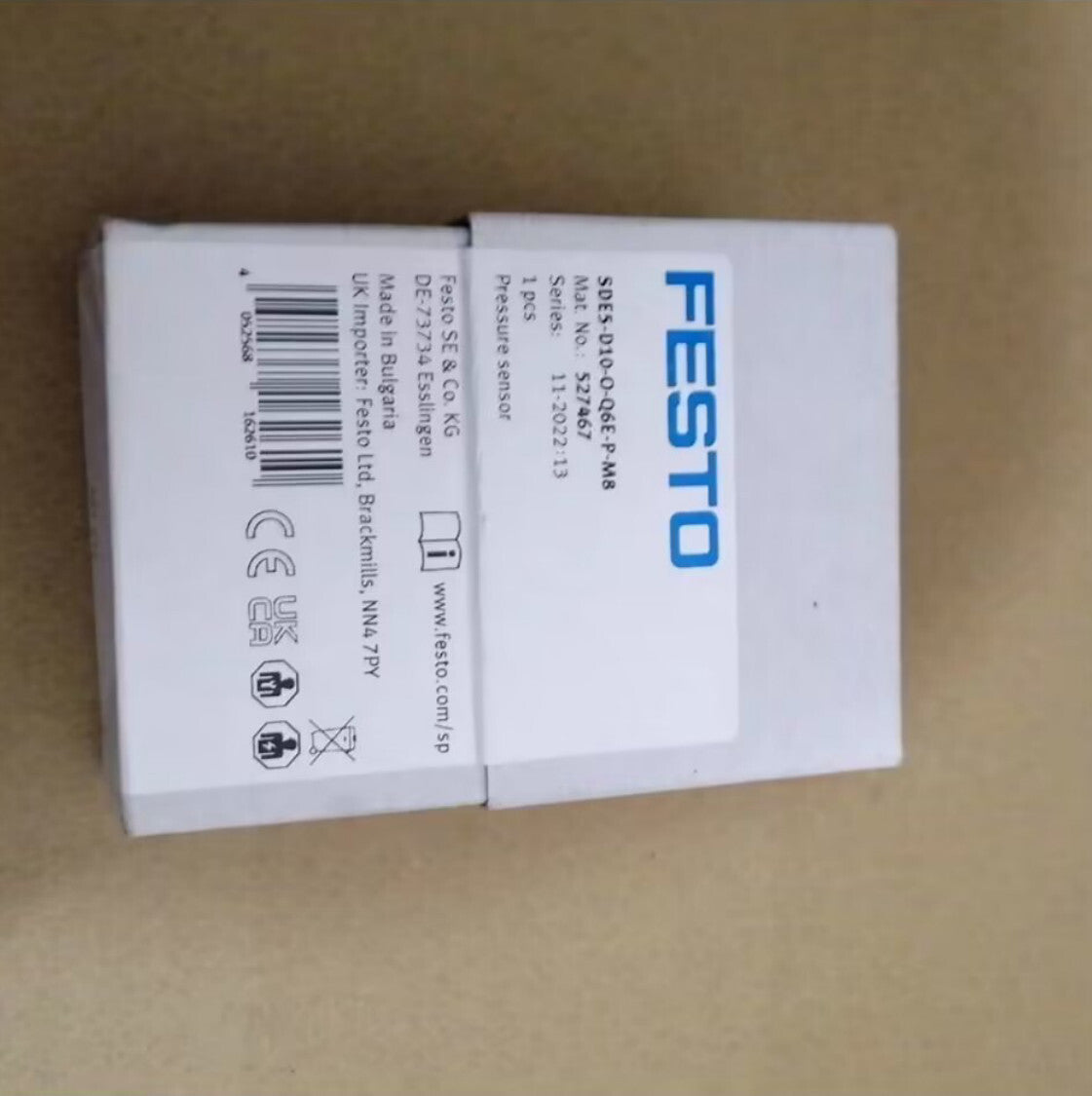 1PC Festo SDE5-D10-O-Q6E-P-M8 527467 Pressure Sensor Free Ship