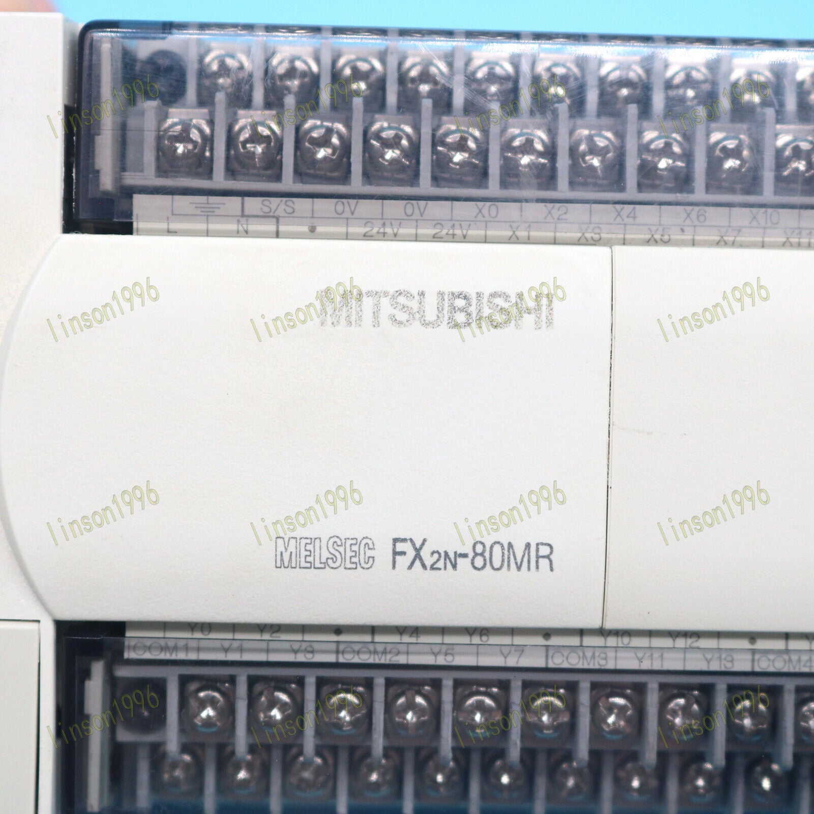 used Mitsubishi FX2N-80MR PLC programmable logic controller ES/UL tested - MITSUBISHI