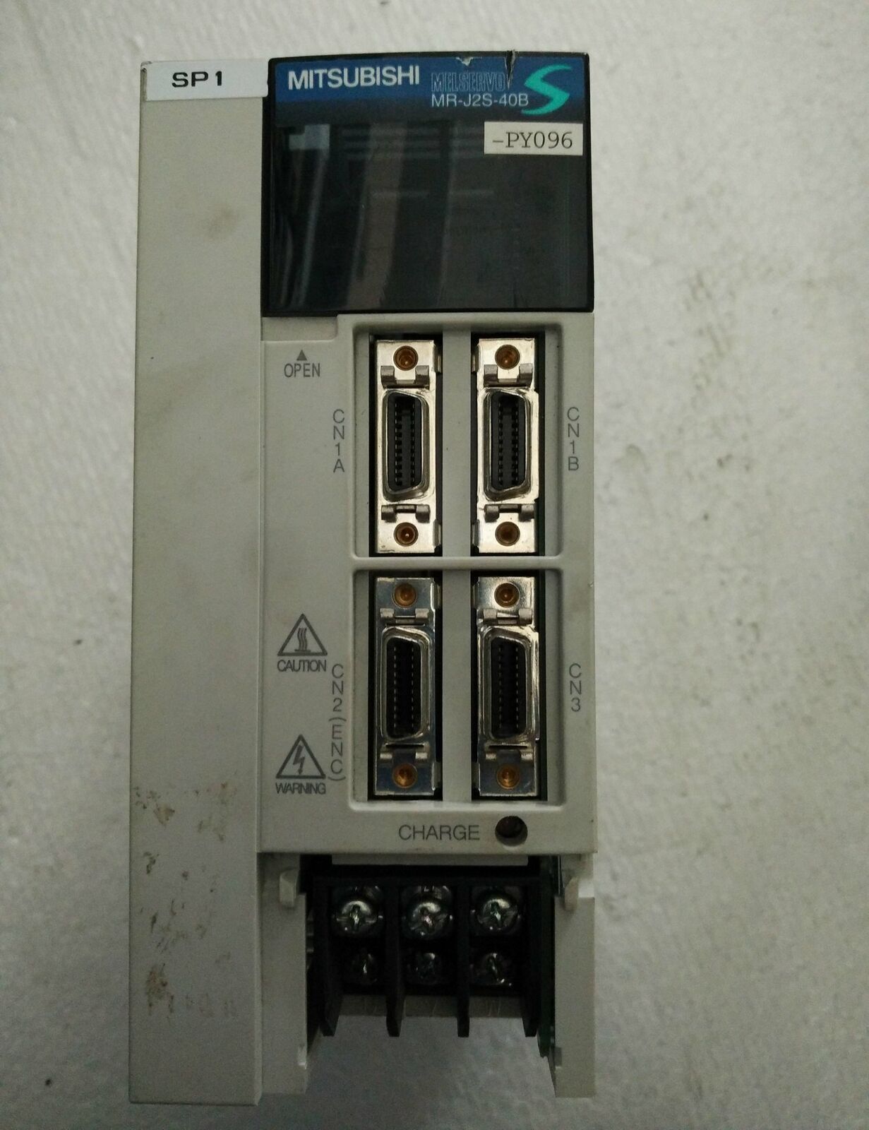 used ONE Mitsubishi servo drive mr-j2s-40b-py096 in good condition - MITSUBISHI