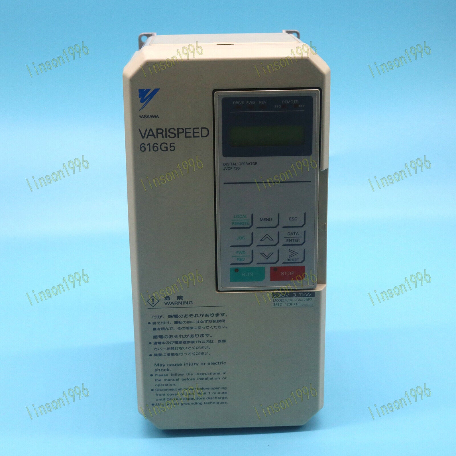Used 1PC Yaskawa CIMR-G5A23P7 220V 3.7KW Motor - YASKAWA