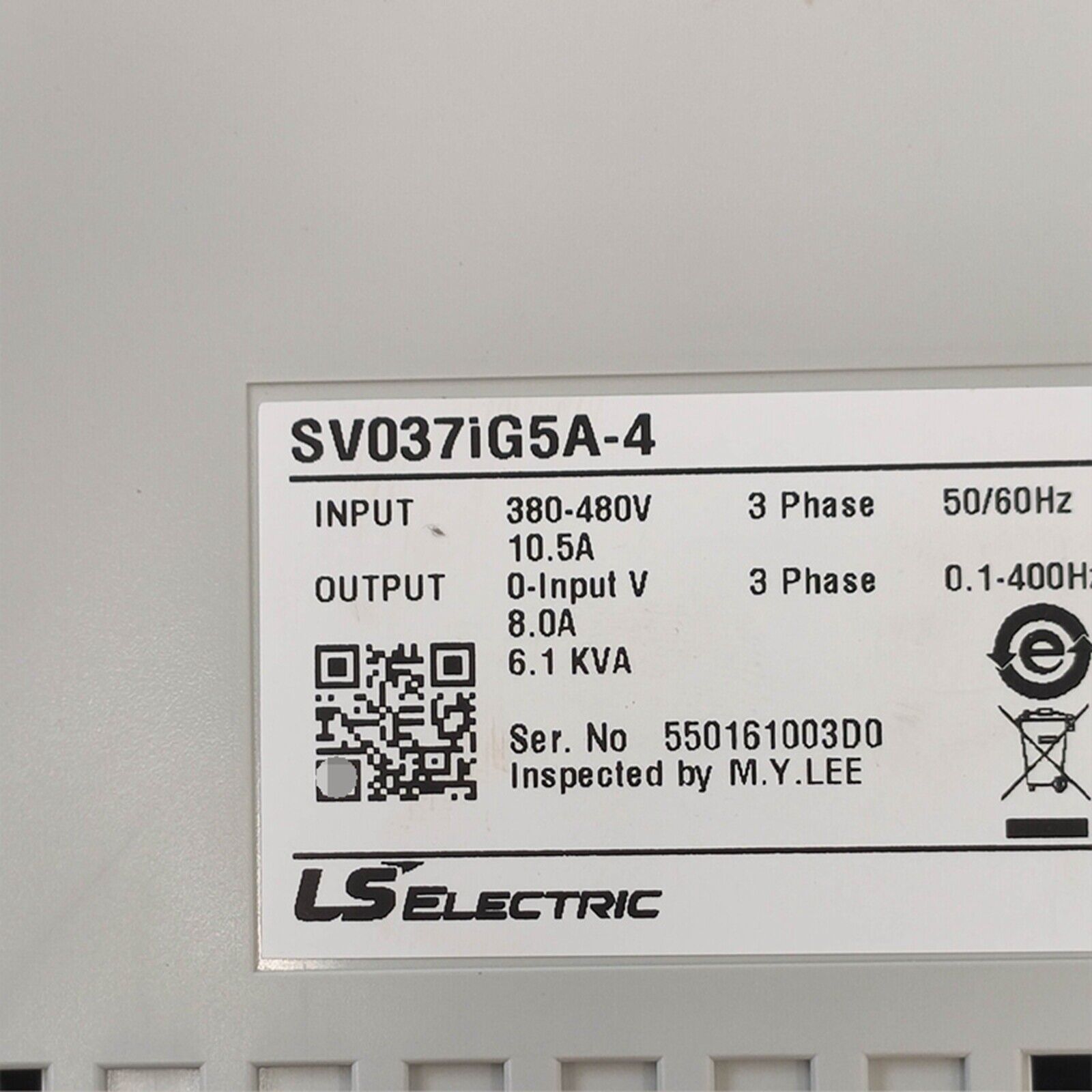 new  LS inverter SV037IG5A-4 3.7KW /380V