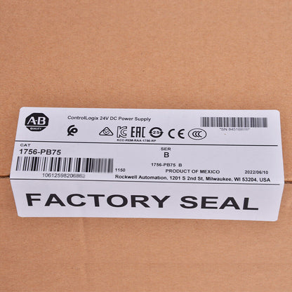 1756-PB75 SER B Power Supply 24V DC NEW US - LOGIX