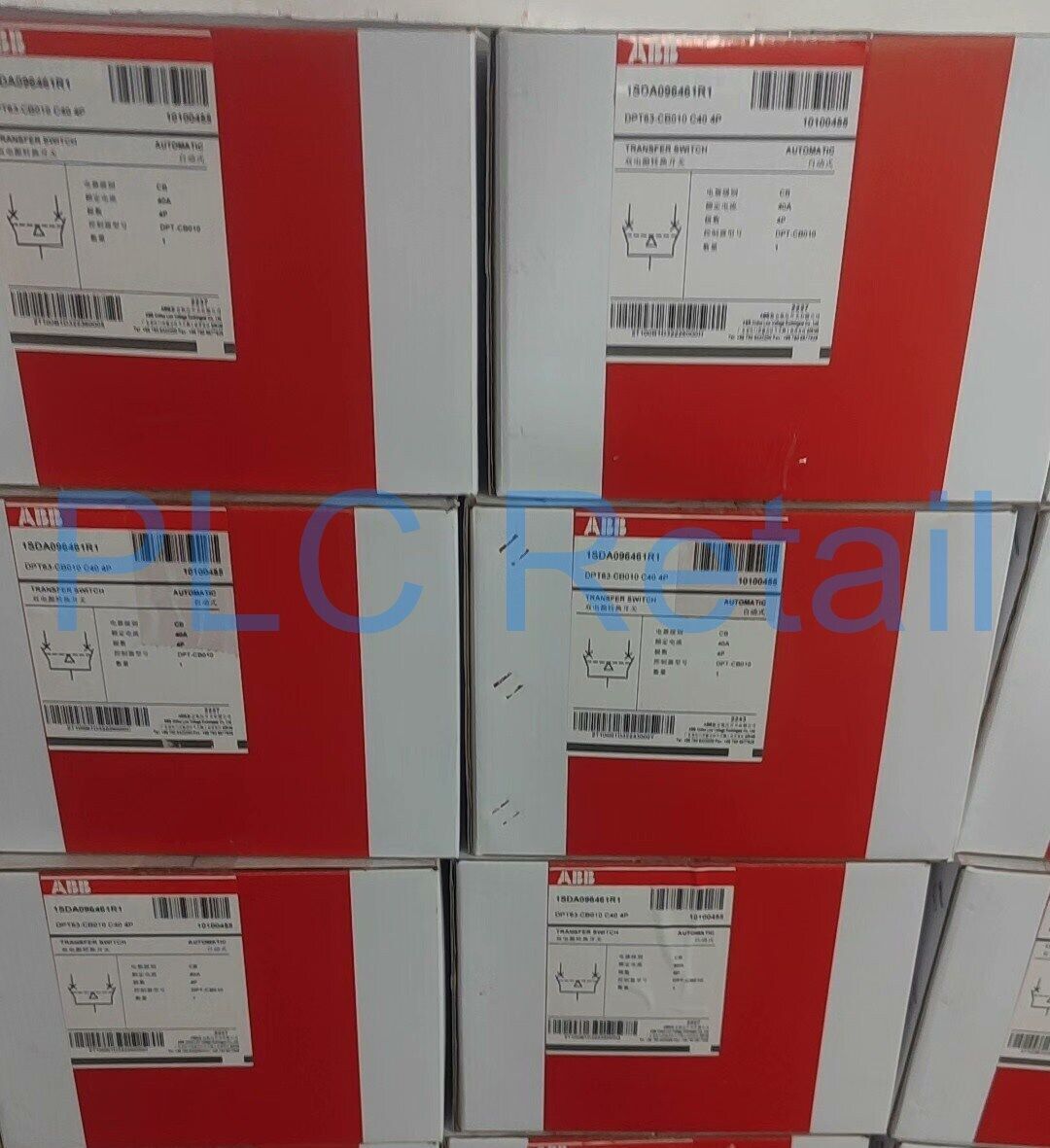 ABB Dual Power Conversion Switch 1SDA096461R1 DPT63-CB010 C40 4P 10100455#YC - ABB