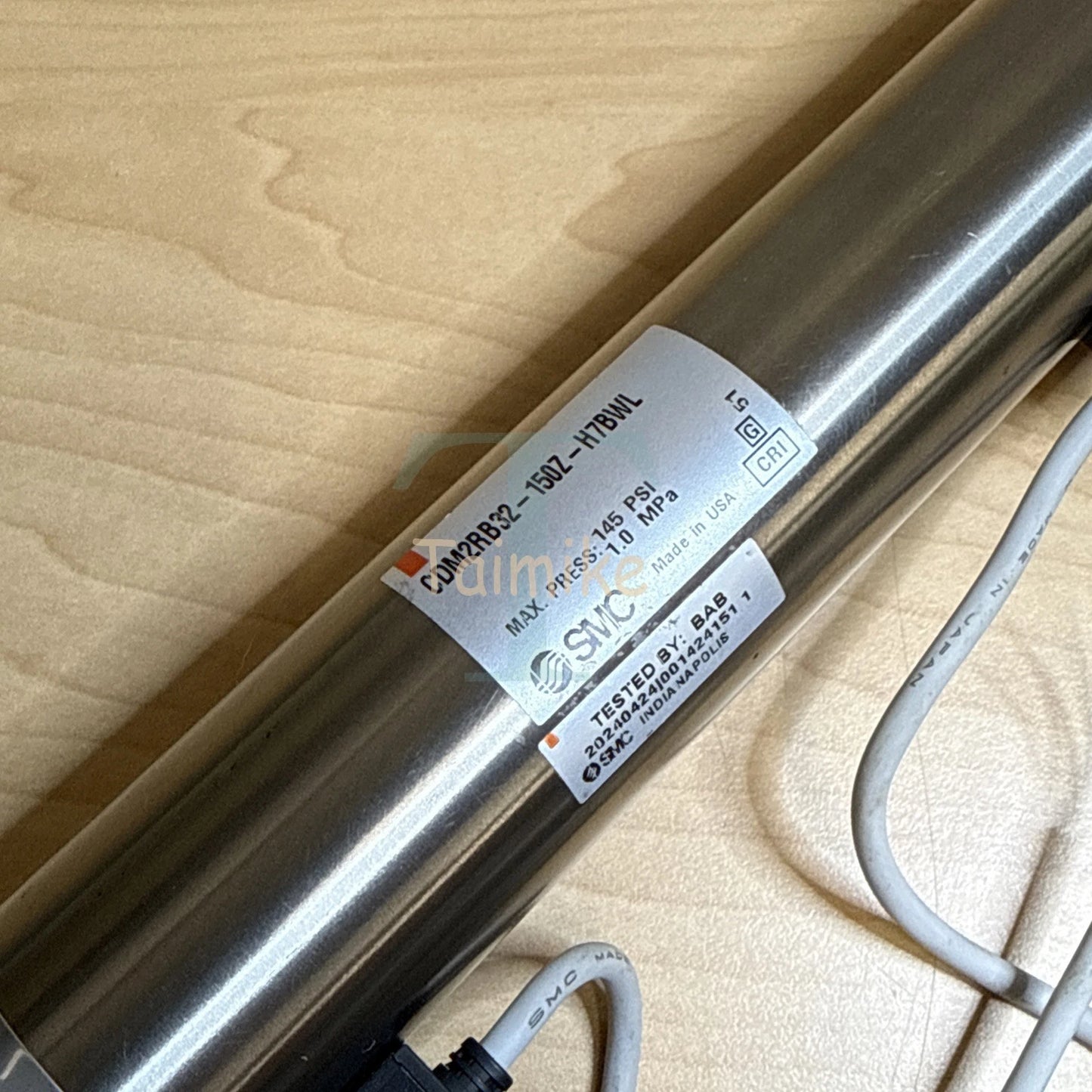 ! SMC CDM2RB32-150Z-H7BWL Round Body Pneumatic Cylinder w/ D-H7BW Sensors