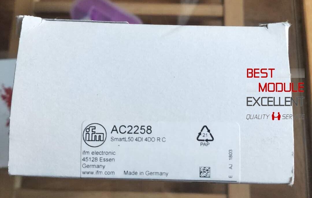 IFM AC2258 Quality Assurance - IFM